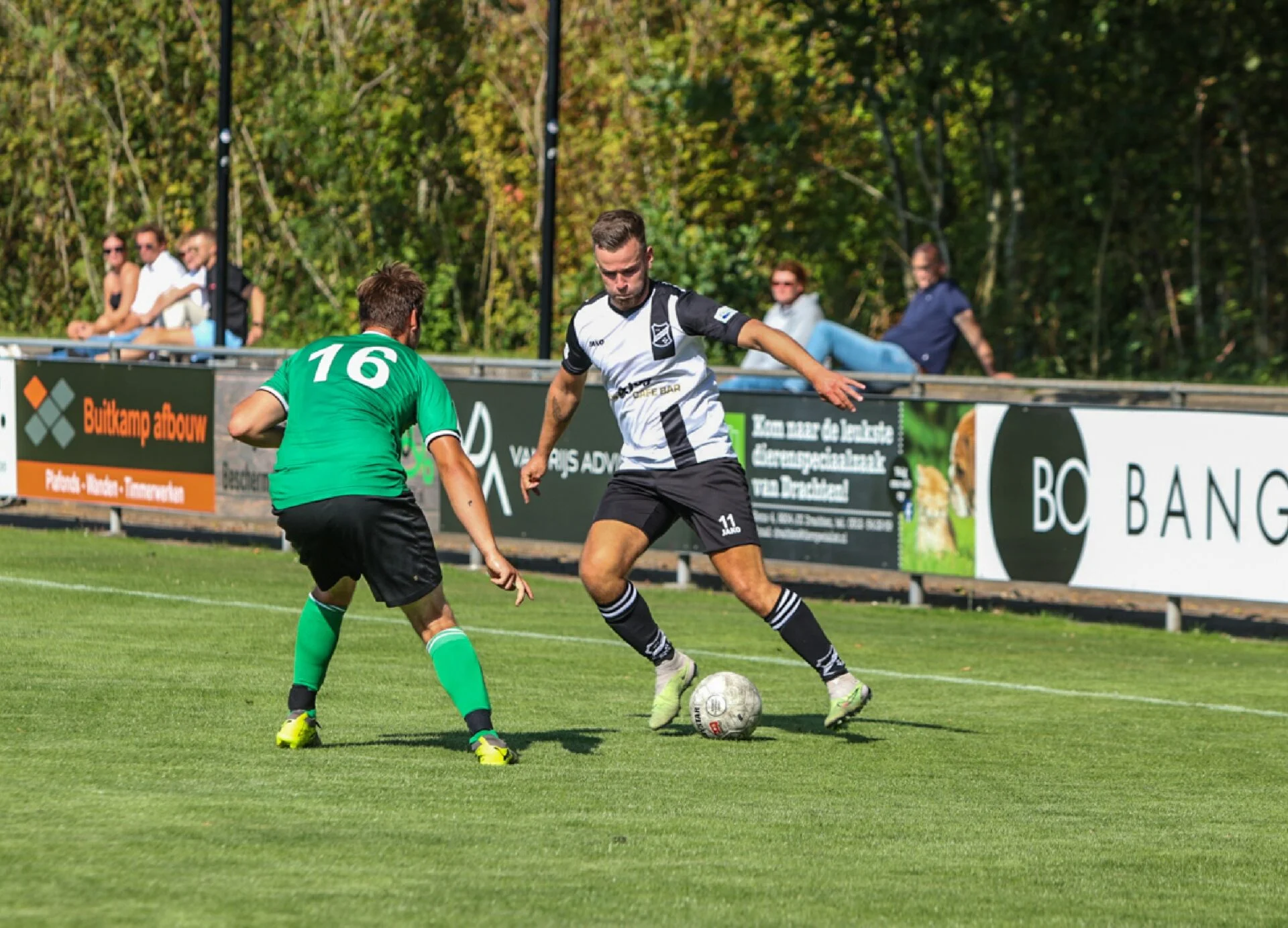 Spannend duel op De Peppel